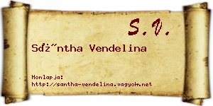 Sántha Vendelina névjegykártya
